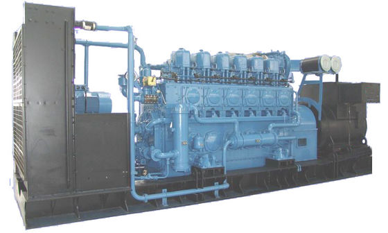 6300V/10500V Trójfazowy generator gazowy zestaw elektryczny / start powietrzny