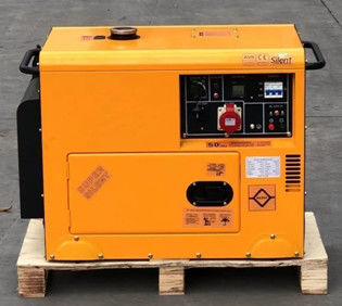 CCSN 6KW/8KVA Przenośny, cichy silnikowiec Diesla domowy jednopasowy 220V trójfazowy 380V nisko hałasowy
